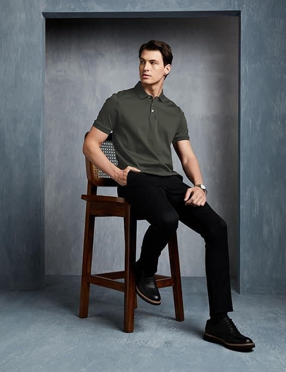 ZMode Men’s Olive Green Premium Polo T