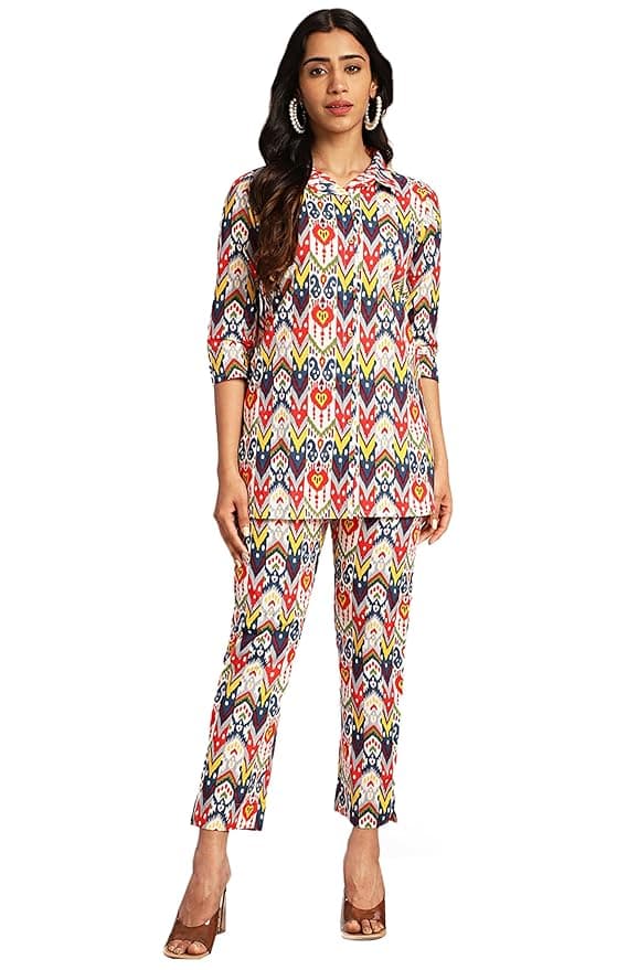 Zyra Women’s Multicolor Georgette Kurta