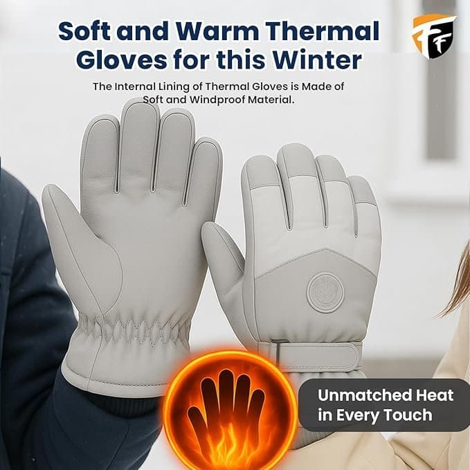 FF Advance Unisex Woolen Gloves Outdoor Activities – Grey
