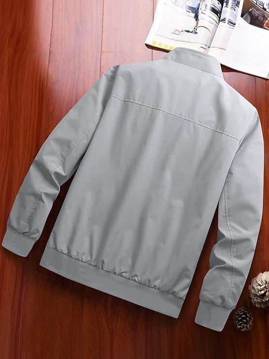 EcomX Men’s Grey Casual Jacket