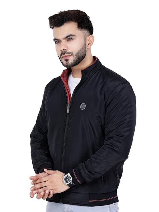 UrbanDrip Men’s Black Bomber Jacket