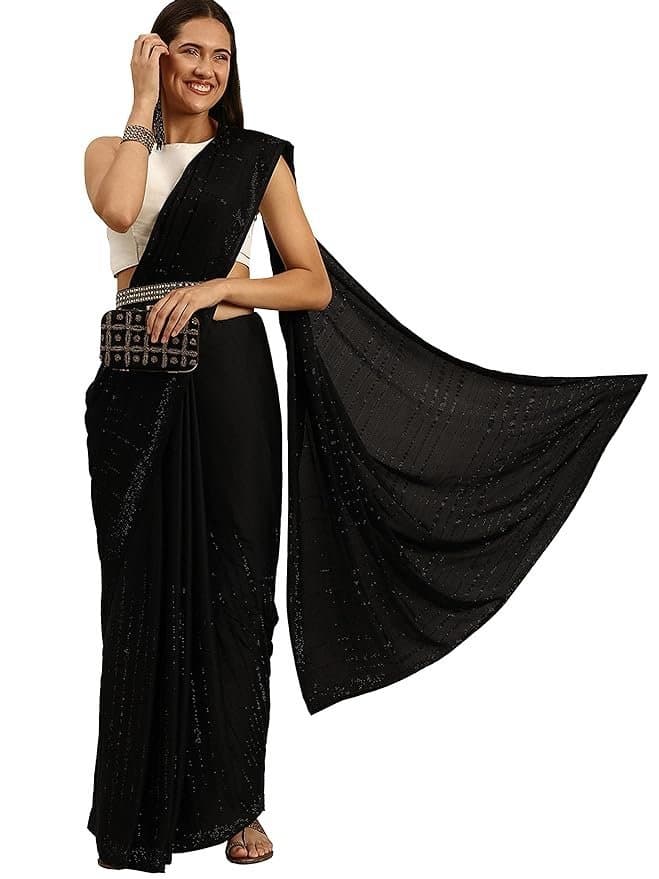 Black Ethnic Saree
