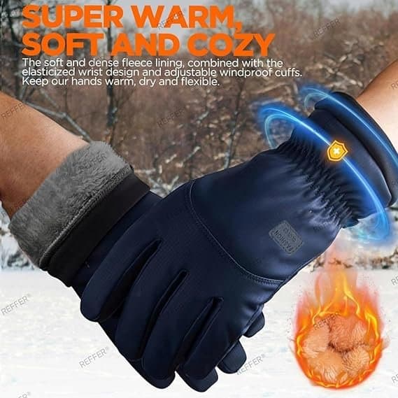 Winter Gloves for Men and Women Water Splash