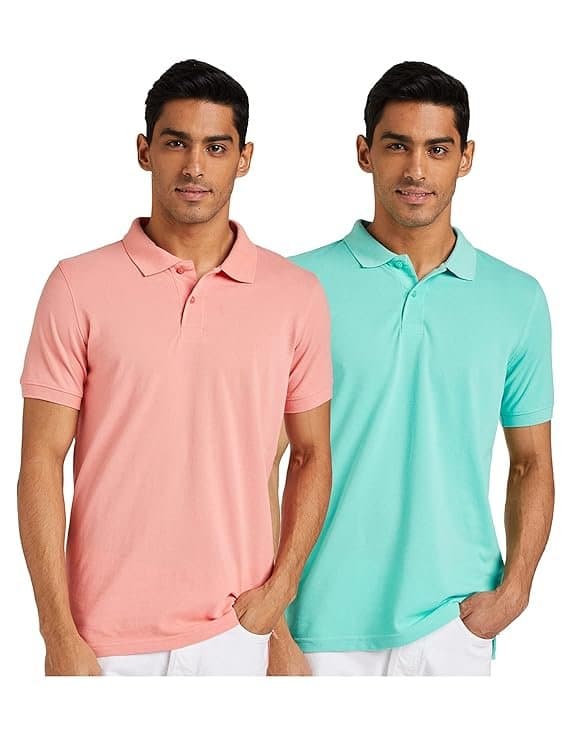 Velmora Men’s White Cotton Rich Polo T
