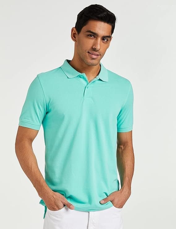 Velmora Men’s White Cotton Rich Polo T