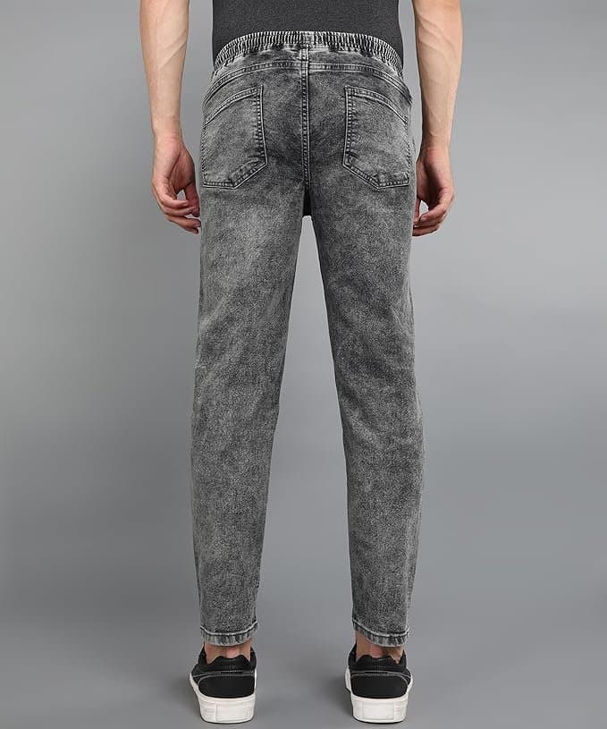 UrbanDrip Men’s Grey Regular Fit Jeans