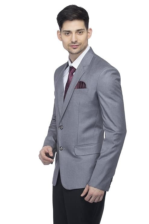 FAVOROSKI Designer Men’s Slim Fit Notched Lapel Single Breasted So...