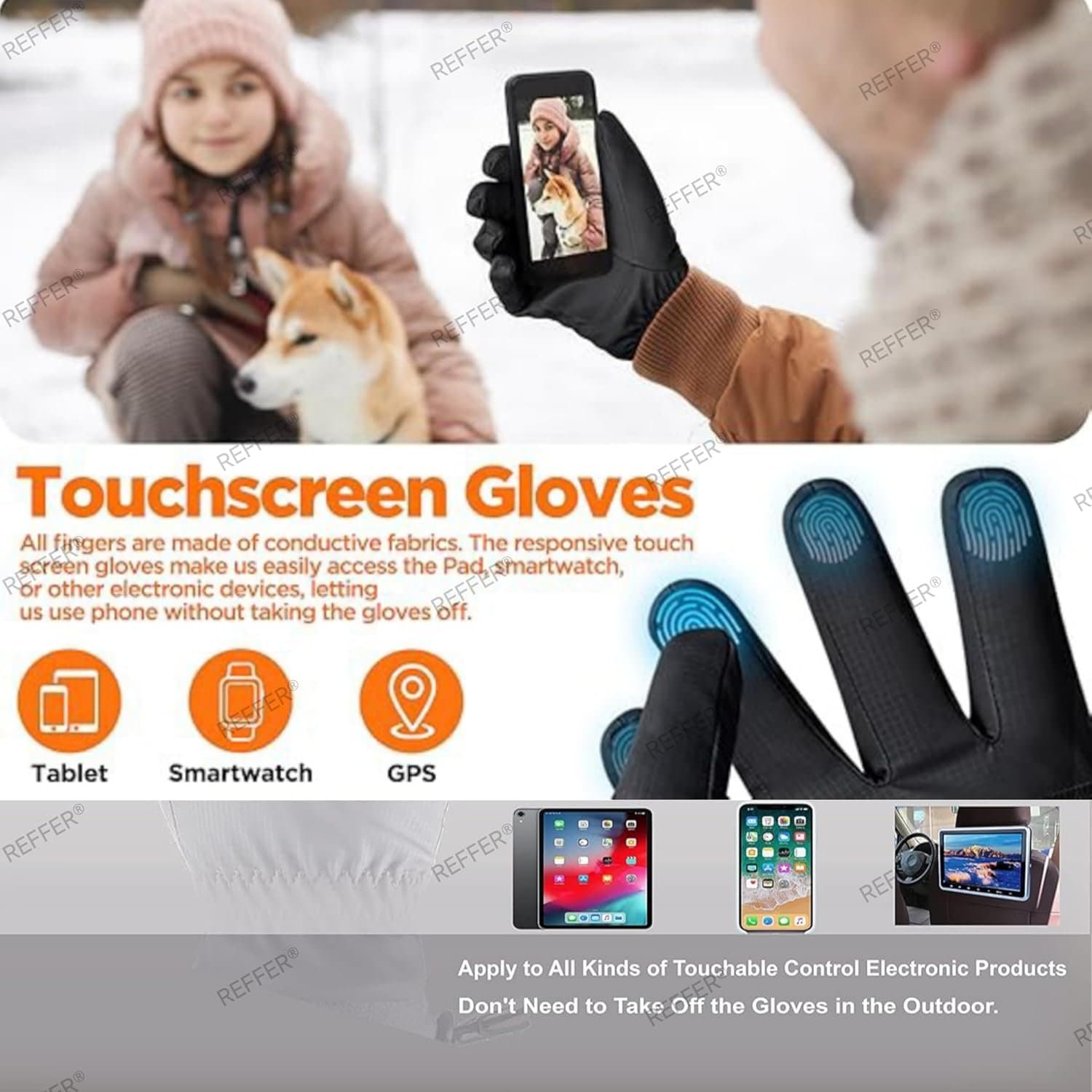 Winter Gloves for Men and Women Anti