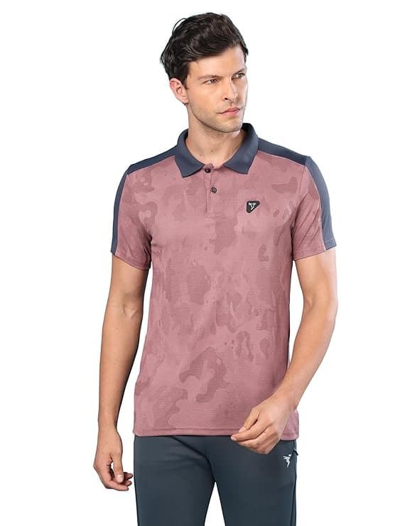 FlexWear Men’s Peach Polo T