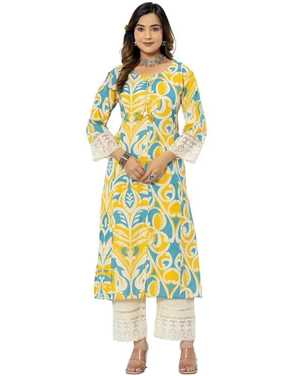 Vastrika Women’s Cotton Printed A