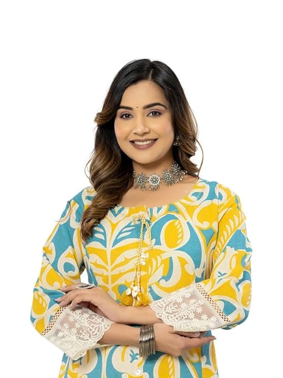 Vastrika Women’s Cotton Printed A