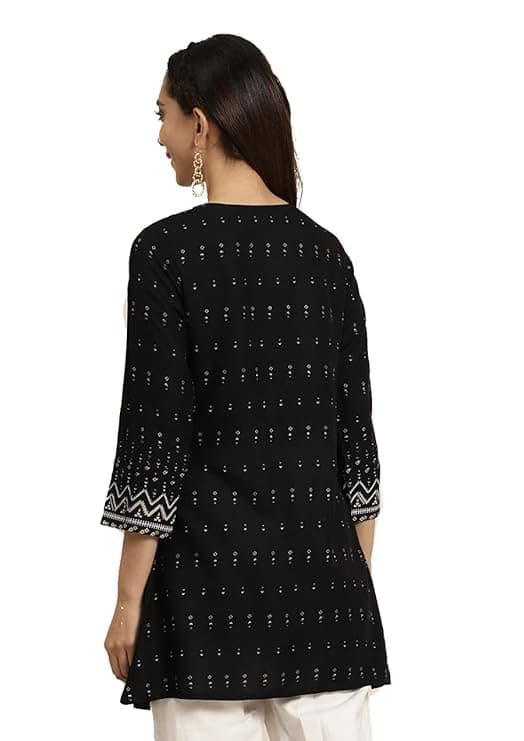 Aarika Women’s Geometric Print Rayon A