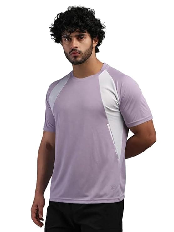 CHKOKKO Gym Tshirt for Men Workout Regular Fit Sports Activewear Man Tsh...