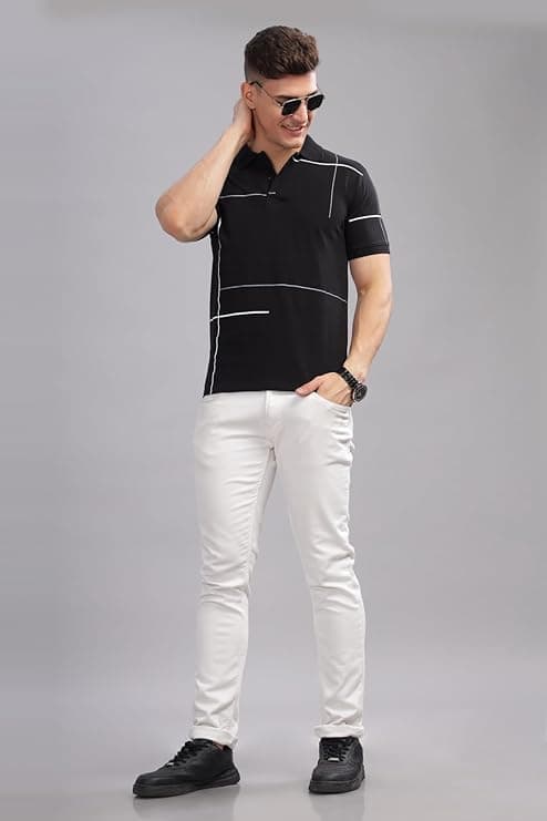 ADRO Regular Fit Polo T-Shirt for Men