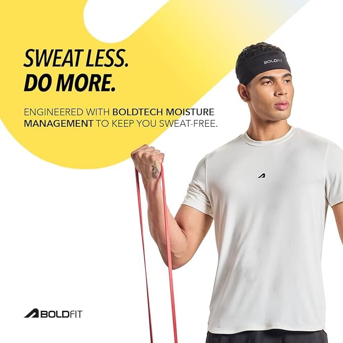 Boldfit Tshirt for Man Regular fit Gym t Shirts for Men Workout Active w...