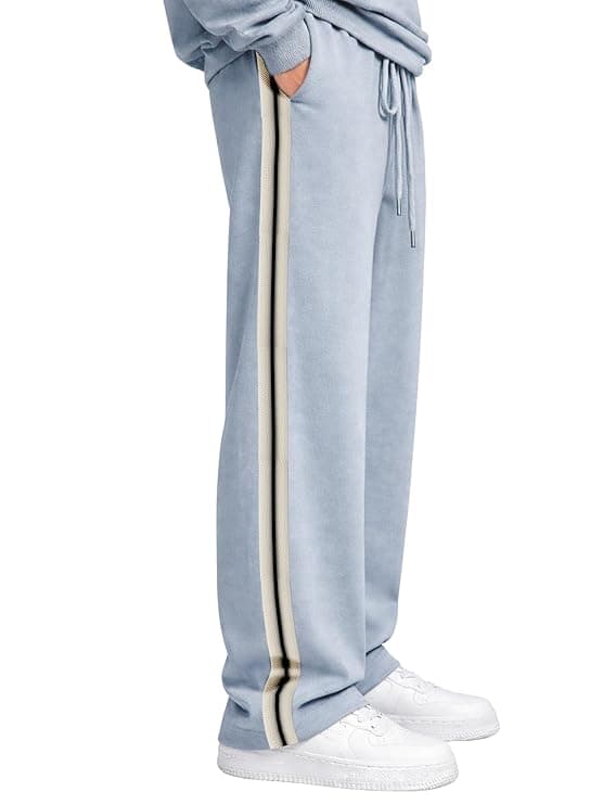 Maniac Light Grey Stripex Pant for Men