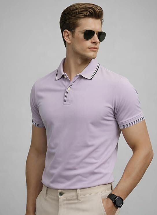 ADRO Cotton Polo T Shirt for Men