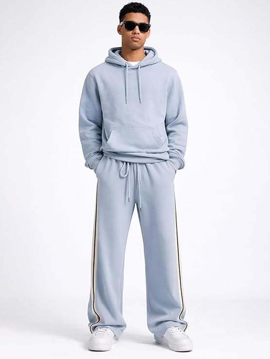 Maniac Light Grey Stripex Pant for Men