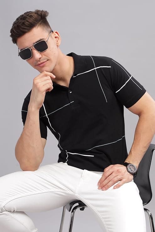 ADRO Regular Fit Polo T-Shirt for Men