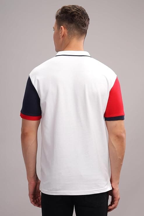 ADRO Men’s 100% Cotton Regular Fit Polo T