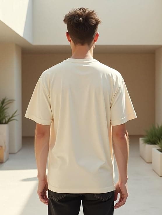 Nobero 100% Cotton Oversized T Shirts for Men Stylish