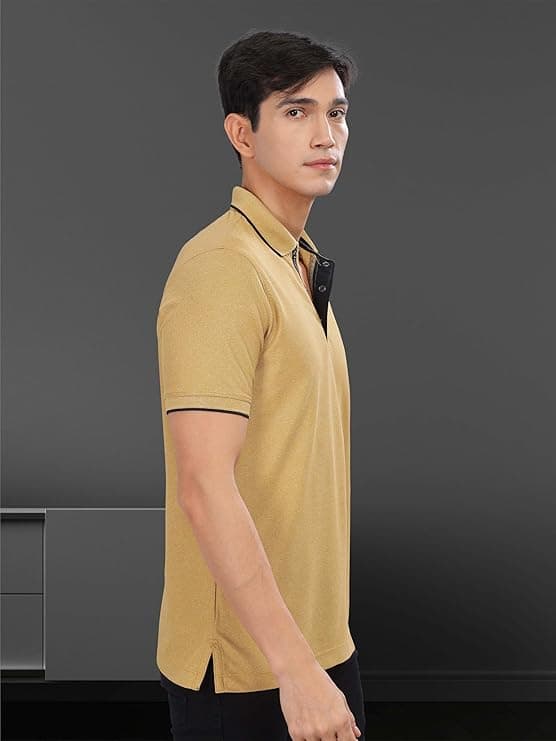 STELLERS Men’s Half Sleeve Tipping Polo Shirt’s