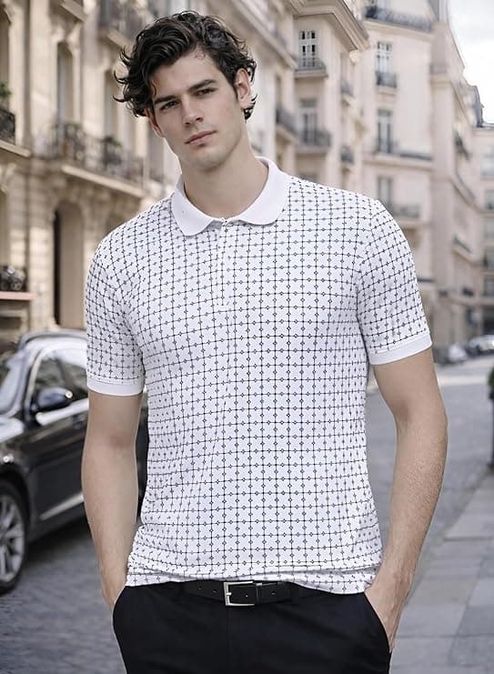 ADRO Cotton Polo T Shirt for Men