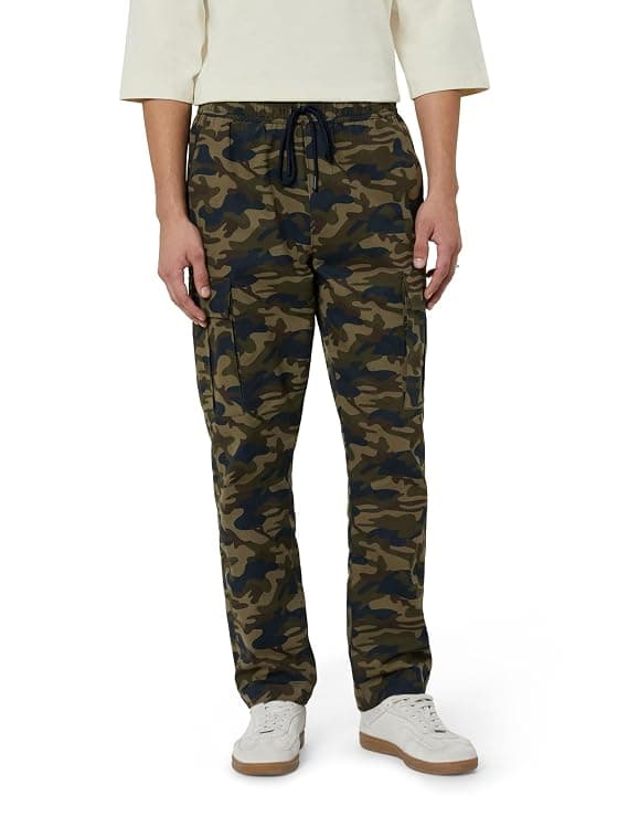 Men’s Relaxed Fit Camo Cargo Trouser