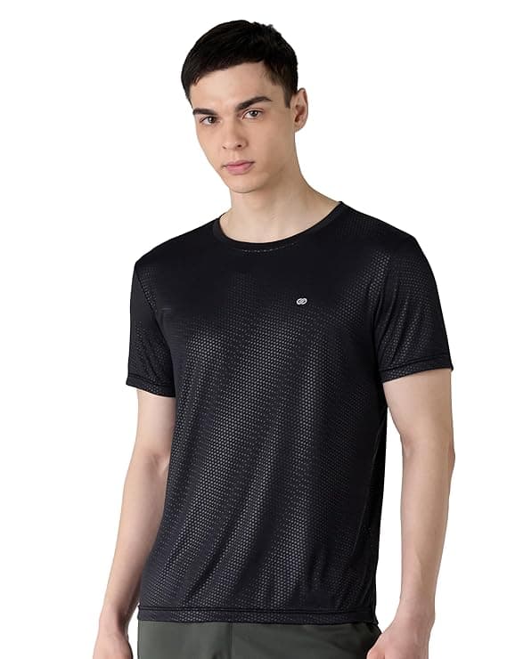 Amazon Brand – Symbol Men’s Active/Sports Tonal Printed T