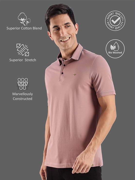 STELLERS Men’s Premium Softberry Pique Polo T