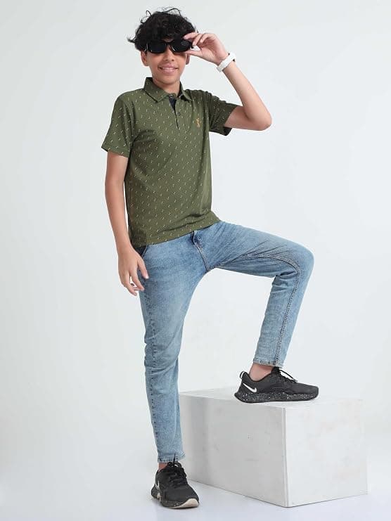 STELLERS Boy’s Printed Polo T