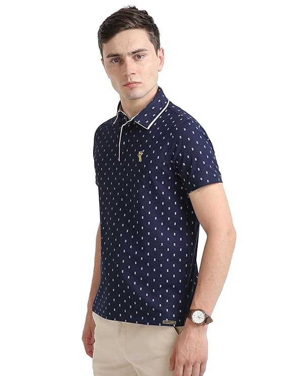 STELLERS Men’s Premium Printed Polo T