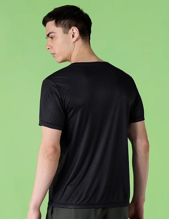 Amazon Brand – Symbol Men’s Active/Sports Tonal Printed T