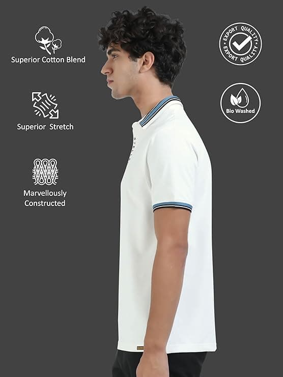 STELLERS Men’s Zipper Polo T