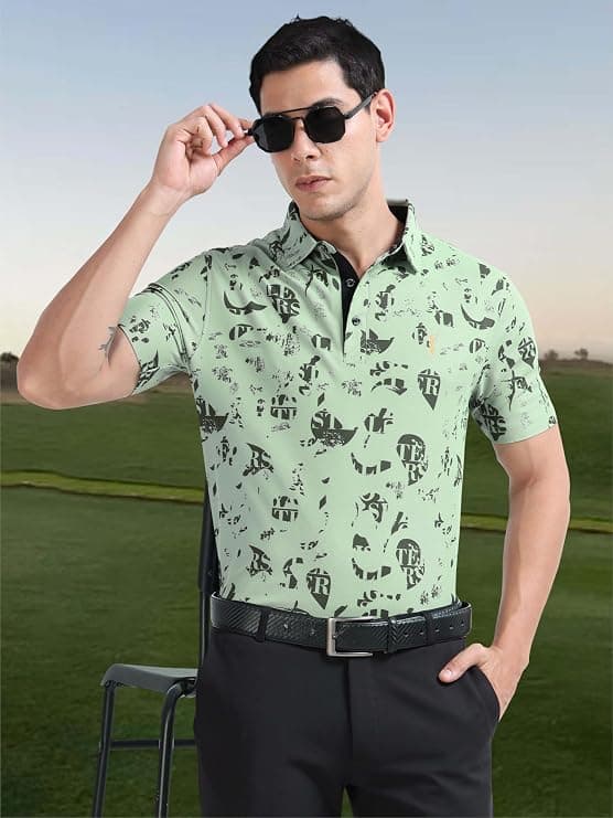 STELLERS Men’s Printed Polo T