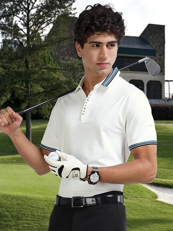 STELLERS Men’s Zipper Polo T