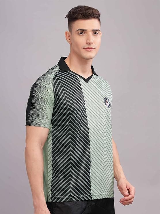 STELLERS Men’s Crew Neck Half Sleeve Active Wear Sports T