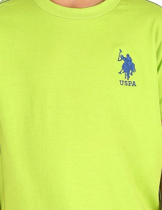 U.S. Polo ASSN. Men’s IKEA Boys Ribbed Neck Cotton Lounge T