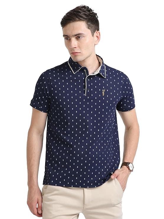 STELLERS Men’s Premium Printed Polo T