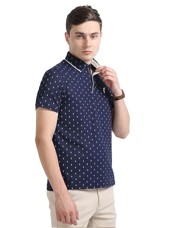 STELLERS Men’s Premium Printed Polo T