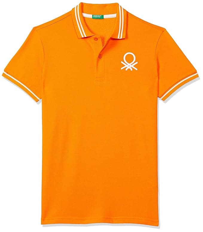 United Colors of Benetton Boy’s Cotton Regular Fit Polo T