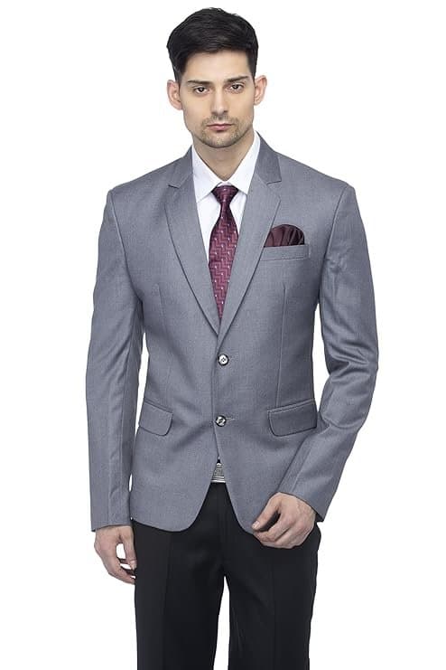 FAVOROSKI Designer Men’s Slim Fit Notched Lapel Single Breasted So...